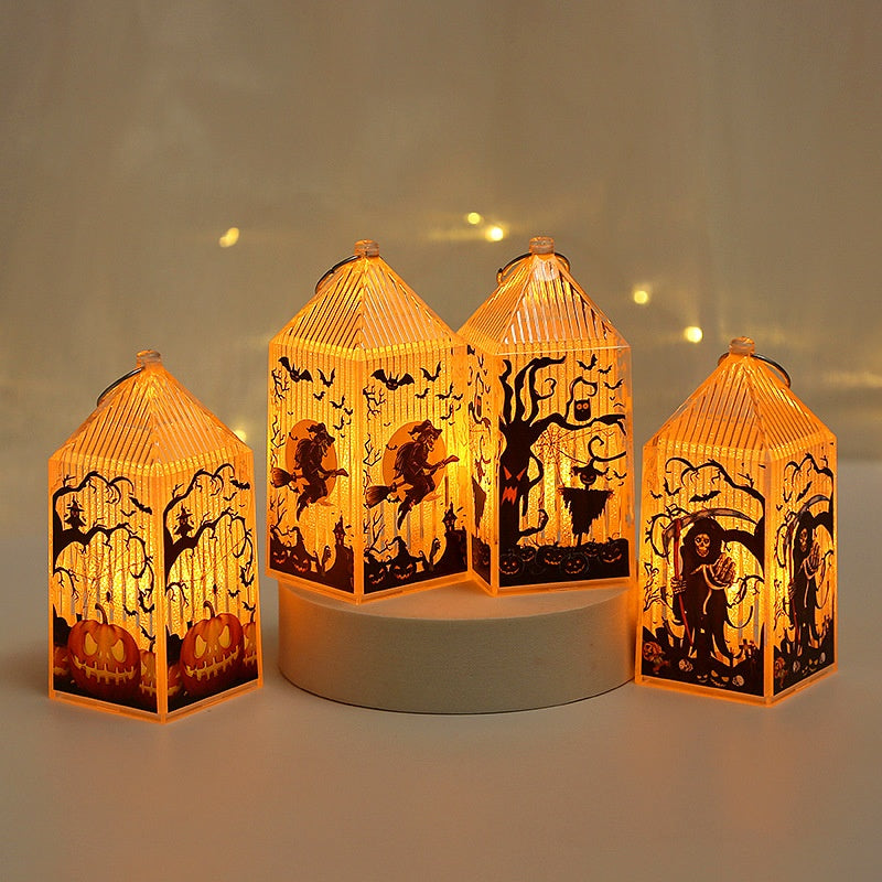 Mini Halloween Silhouette Lantern